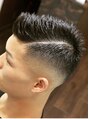 アイル(Ail) フェード×スパイキーショートスタイル <理容室> <岩沼>  
