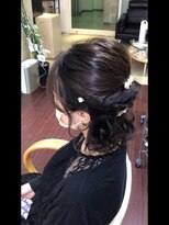 ヘアサロン ユニティ(Hair Salon Unity) ツイスト編み込みハーフアップ