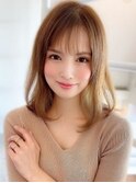 《Agu hair》色っぽ大人レイヤーセミディ