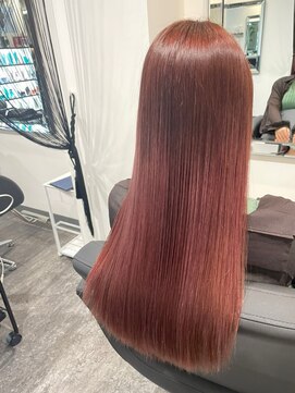 ヘアーソート(hair sort) 透明感◎ワインレッド
