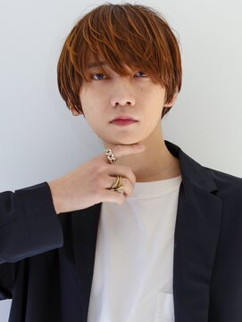 ヘアサロン ガリカ 表参道(hair salon Gallica) 【Gallica】マッシュヘア/束感メンズウルフ/艶髪ライトブラウン