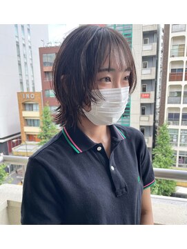 ロンドプランタン 恵比寿(Lond Printemps) 顔周りナチュラルウルフヘア