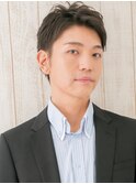 COOLな七三オーガニックカラー刈り上げビジカジショートT南越谷