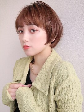 ブゾン(buZon) 【buZon ブゾン】マッシュショート×ハニーベージュカラー