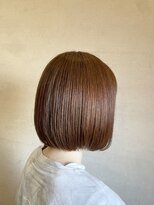 ココカラヘアー ニコ(cococara hair nico)&nbsp;ミニボブ/オレンジベージュ/内巻き