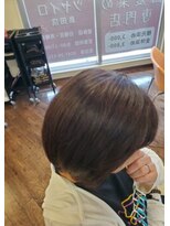 ツヤイロ 島田店&nbsp;ミディアムヘアハイライトウルフカット小顔レイヤーボブワンレン