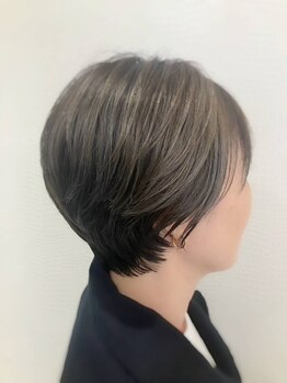 ラクーン(raccoon)の写真/“大人可愛いショート”ならお任せ！骨格・クセ・髪質を見極めたカットで、360°美しいシルエットを実現♪