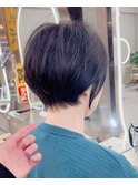 メルティカラーナチュラルボブ前髪あり似合わせカットショート