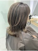 クラゲヘアー#アプリコットオレンジ#マロンベージュエンドカラー