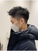 ビジネスマンにも！メガネに合う刈り上げベリーショートヘア