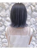 #外ハネボブ#ネイビー