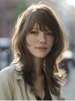 アルトリスト(Altruist Aging×HAIR&SPA) ★ダークアッシュ大人ガーリーボブ着物ミディアムレイヤーカット