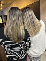 サニー 渋谷(SUNNY)&nbsp;バレイヤージュ、レイヤーカット、ハイライト、ダブルカラー