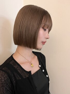 キアラ(Kchiara) 福岡美容室kchiara 20代３０代４０代顎下1センチボブ