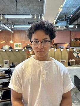 チャプター 問屋町(chapter) アクティブショートピンパーマ眉毛カット