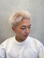 ルースト 西院店(ROOST)&nbsp;スパイキーショート×ホワイトハイトーン