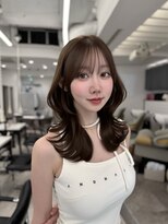 アマトウキョウ 表参道(AMA TOKYO)&nbsp;レイヤーカット 韓国ヘア 顔周りカット高島大登