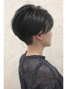 刈り上げ×マッシュショート