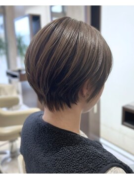 ヘアメイク アリエス 富谷店(HAIR MAKE aries) 首元スッキリ&小顔効果!30代女子のための洗練ショートボブ