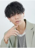 シャドウパーマ/ラウンドマッシュ/men's/メンズサロン/八王子
