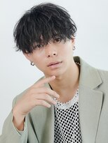 リベル(LIBER)&nbsp;シャドウパーマ/ラウンドマッシュ/men's/メンズサロン/八王子