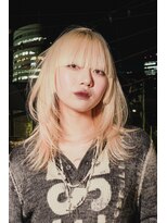 ルル 表参道(lulu.) レイヤー/ウルフカット/ハイトーン/暖色カラー/デザインカラー