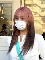 タイドヘア 茨木店(TIDE HAIR)&nbsp;ピンク×ベージュ
