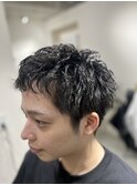 ショートピンパーマ