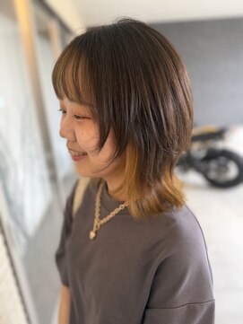 ヘアサロン アプリ(hair salon APPLI) 夏映えインナーカラー×くびれレイヤー