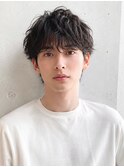【NOA】無造作波巻きスパイラルメンズパーマ