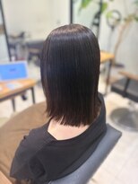ケンジ 南林間(KENJE)&nbsp;まとまる切りっぱなしボブ×髪質改善トリートメント♪