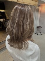 アグ ヘアー セントラル 本厚木店(Agu hair central)&nbsp;ハイライト透明感ベージュブラウン