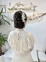 ヘアセットサロンエッジ(Edge)&nbsp;ボブヘアさんのウエディングヘアセット