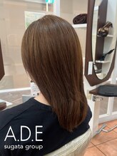 エーディーイー スガタ ヨーカドー静岡店(A.D.E sugata) 髪質改善でツヤとまとまりを