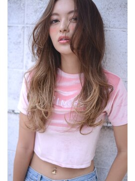 ミラバイグリーン(Mira by green) healthy beige sun gradation long