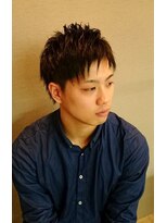 バーバーショップボヤージュ(BARBER SHOP VOYAGE) natural two block ×　point perm