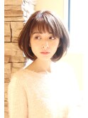 30代40代に人気なひし形ボブスタイル