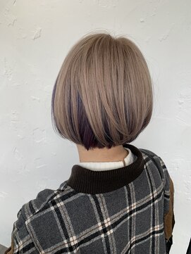 ピチカート パクト(pizzicato pacto) ミニボブ インナーパープル