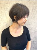 大人ショートボブ