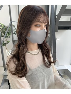 ヘアー アイス 御器所本店(HAIR ICI) 柔らかピンクベージュ