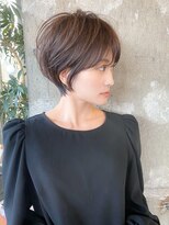 ロビー 表参道(ROBBY)&nbsp;大人可愛い丸みショートボブ/似合わせカット/30代40代50代