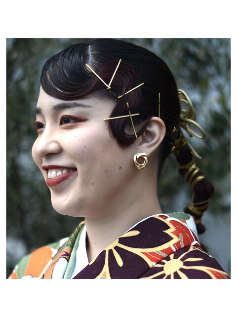 卒業式のヘアセット