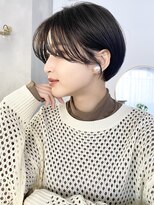 サークル(circle) 小顔補正立体カットショートボブショコラアッシュ20代30代40代