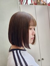 榮美容室 本店 切りっぱなしボブ