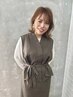 【藤原さゆみ指名限定】カット＋カラー＋根元髪質改善＋筋膜スパ→￥9200