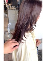 ルーツ(Roots)&nbsp;地毛風カラー/ハイライトバレイヤージュ/グレージュアッシュ