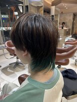 ヘアリゾートエーアイ 高田馬場店(hair resort Ai)&nbsp;20代30代40代マロンベージュ/Aラインボブ/かきあげ[高田馬場駅]