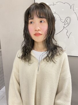 フェンヘアーアイス 中目黒(Fen.hair ici) ヘルシースタイル前髪デジタルパーマ美髪小顔補正立体カット