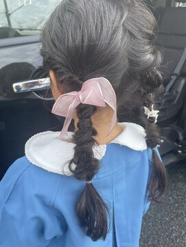 アチーブリス(achieve Liss) ゆるふわ可愛い♪ お子様ヘア 卒園ヘアアレンジ