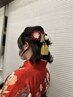 訪問着★着付け+ヘアセット　￥11,700→9,360